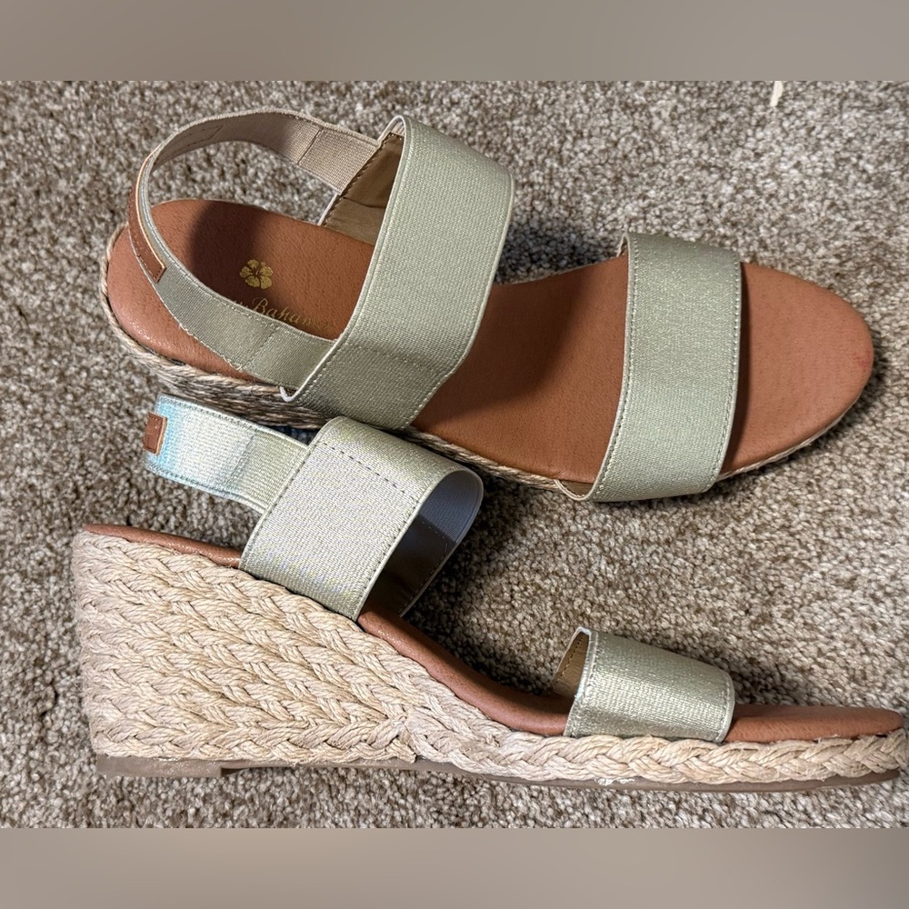 Tommy Bahama Sakura Elastic Wedge Sandals Espadrille